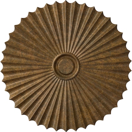 Shakuras Ceiling Medallion (For Canopies Up To 5 3/4), Hand-Painted Rubbed Bronze, 33 7/8OD X 2P